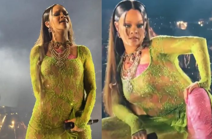rihanna düğün yeşil ebise