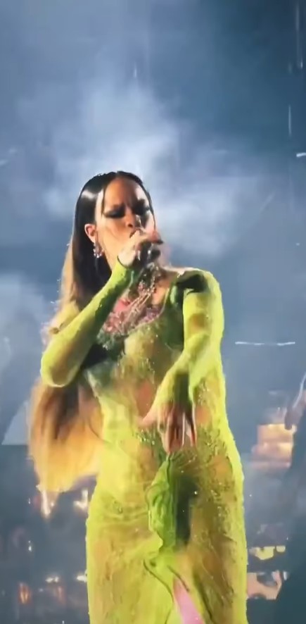 Rihanna, Hintli Milyarderin Düğününde Konser Verdi! Yeşil Sahne Elbisesiyle Çok Konuşuldu! 1 rihanna Rihanna, Hintli Milyarderin Düğününde Konser Verdi! Yeşil Sahne Elbisesiyle Çok Konuşuldu!