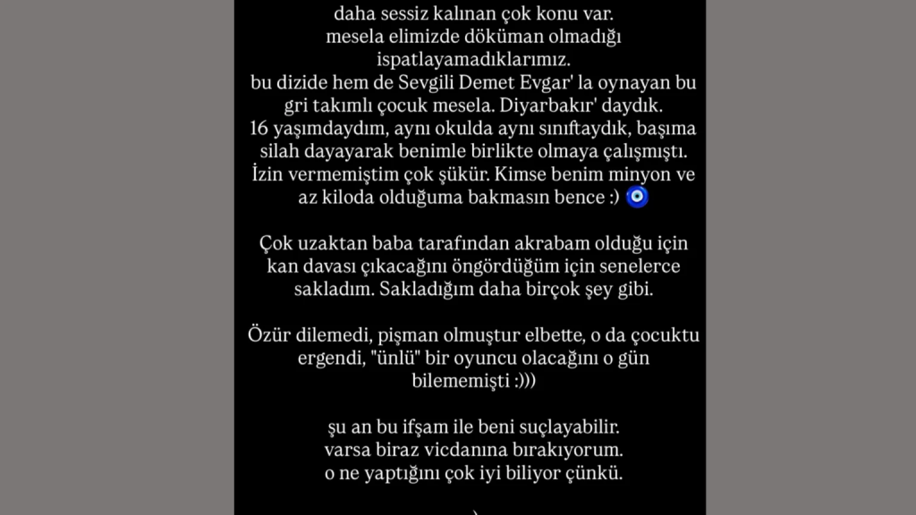 Fotoğrafçı Dilan Bozyel'den Oyuncu Mehmet Yılmaz Ak Hakkında Taciz İddiası 1 image Fotoğrafçı Dilan Bozyel'den Oyuncu Mehmet Yılmaz Ak Hakkında Taciz İddiası