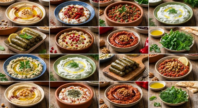 sofranizin-yildizi-olacak-10-dakikada-hazir-pratik-mezeler-1 Creative design of festive table with dry plants in vases and tableware in cozy restaurant